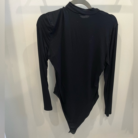 Mesh Torso Long Sleeve Bodysuit - Picture 4 of 5